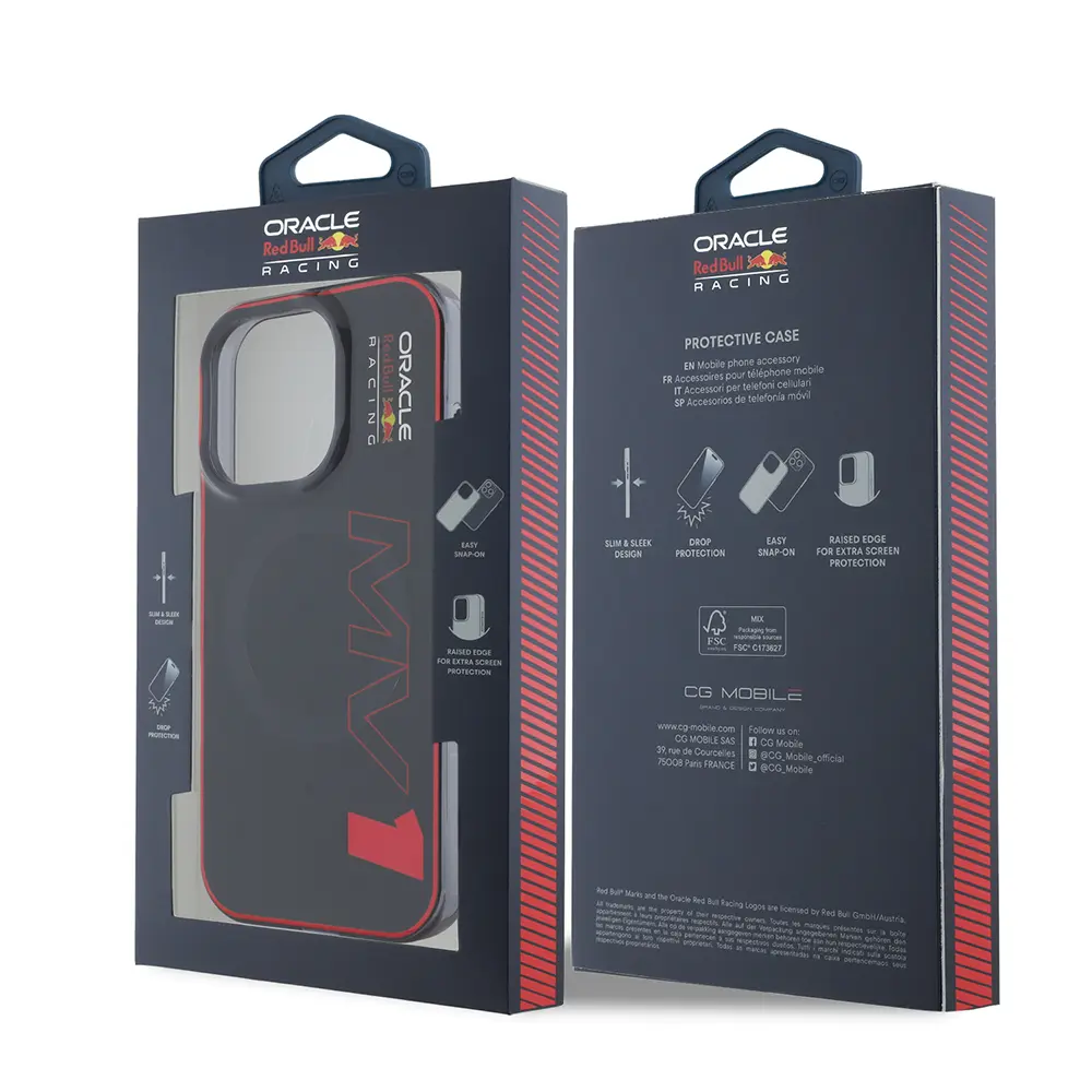 iPhone 16 Pro Max MagSafe Uyumlu Sert PC Kılıf - Redbull Lisanslı