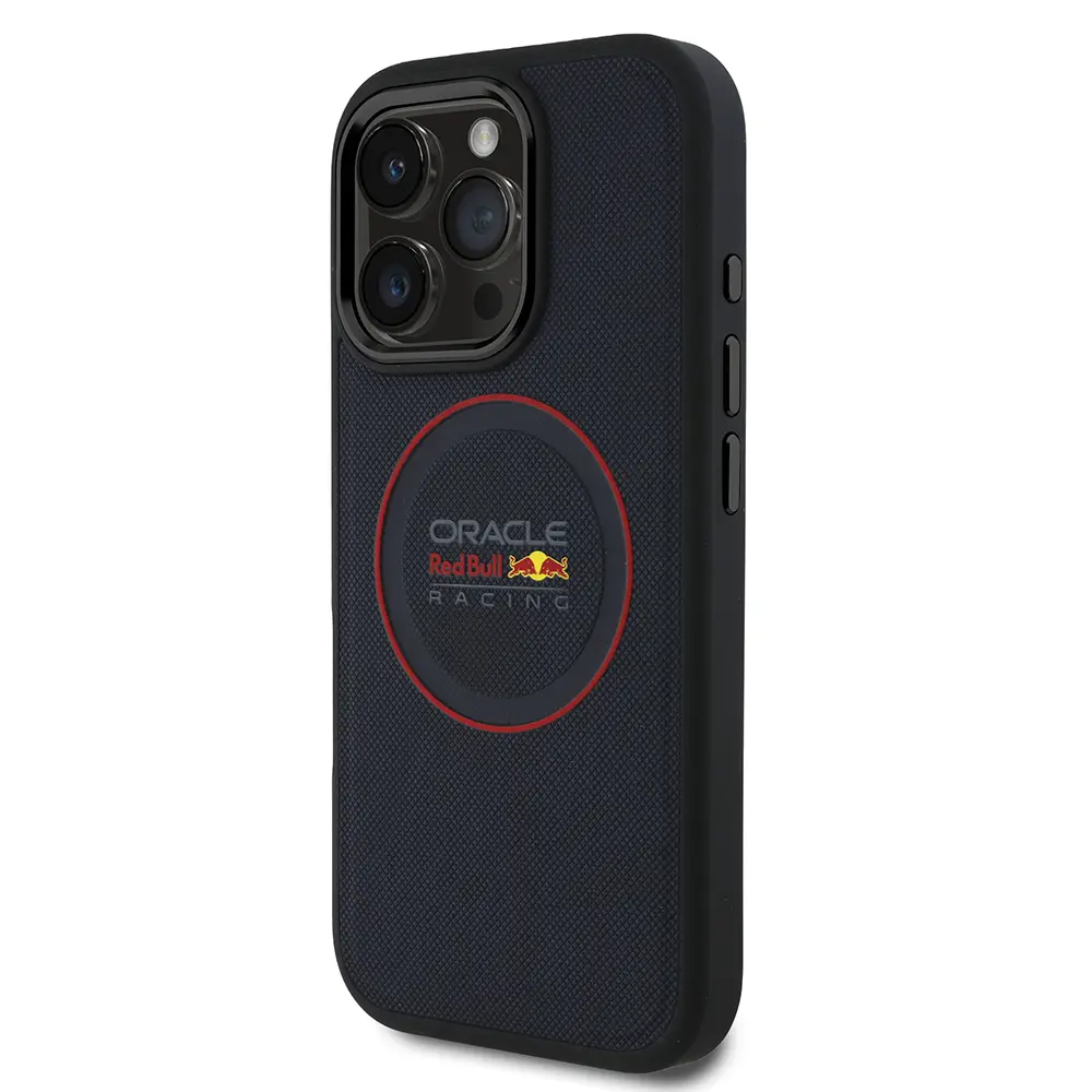 iPhone 16 Pro Max MagSafe Uyumlu PU Deri Kılıf - Red Bull Lisanslı