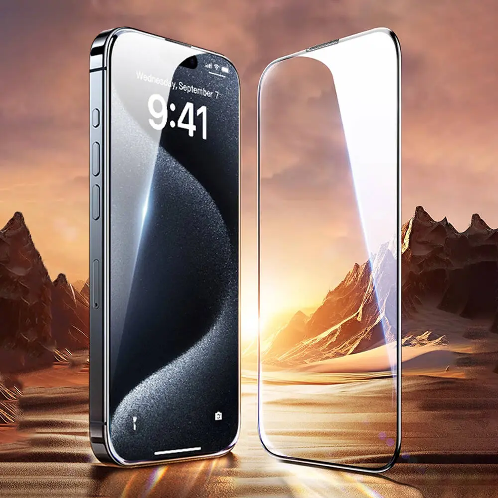 iPhone 16 Pro Max Temperli Cam Ekran Koruyucu 10'lu Paket - Wiwu GT-008
