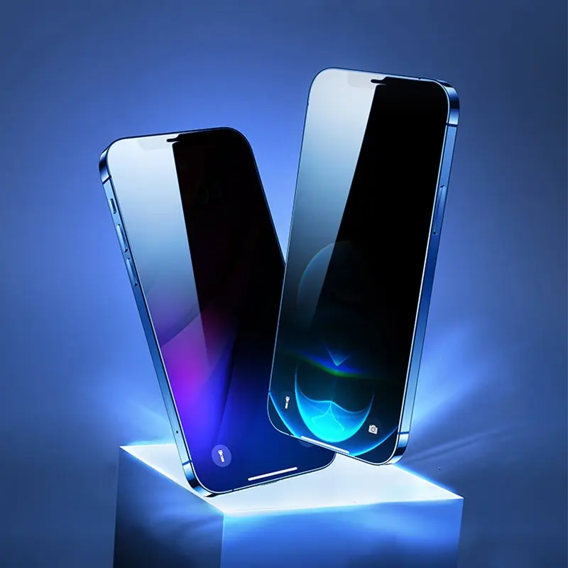 iPhone 16 Pro Max Hayalet Cam Ekran Koruyucu, Uygulama Aparatlı - Zore 5D Magic Privacy Glass