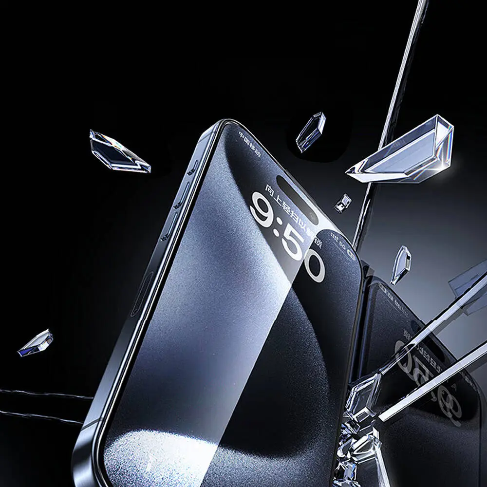 iPhone 16 Temperli Cam Ekran Koruyucu, Safir Kaplamalı - Wiwu GT-017