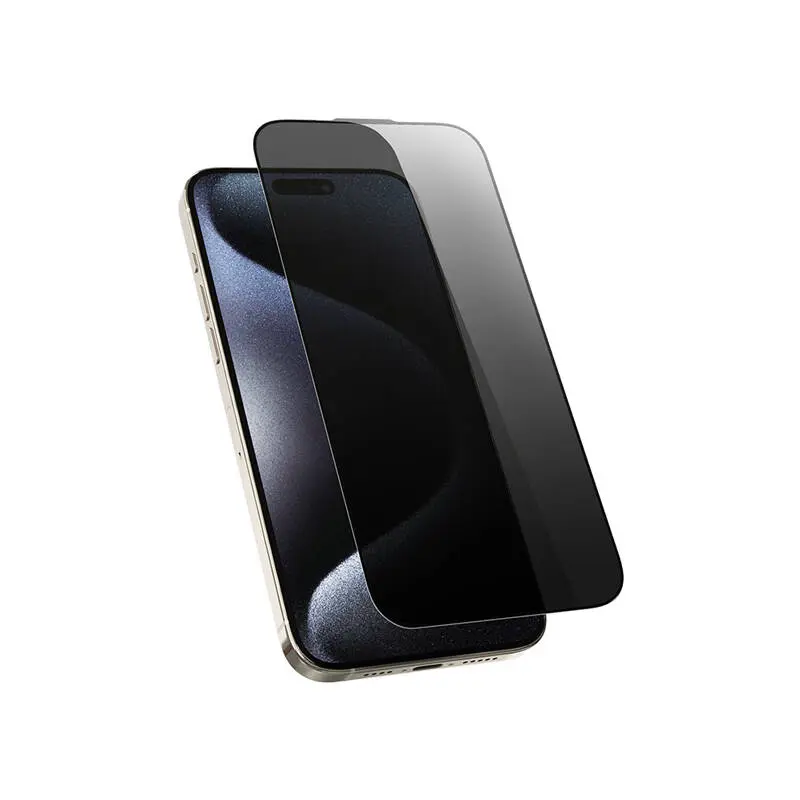 iPhone 16 Gizlilik Filtreli Temperli Cam Ekran Koruyucu - Wiwu Wi-SQ009