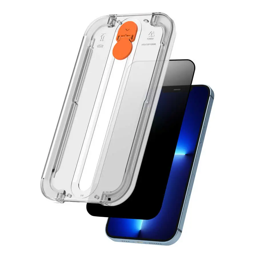 iPhone 16e iPrivacy Temperli Ekran Koruyucu - Wiwu Easy Install