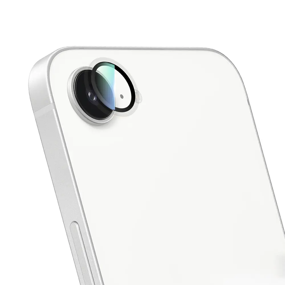 iPhone 16e Kamera Lens Koruyucu, Yansıma Önleyici - CaseWorld Alloy