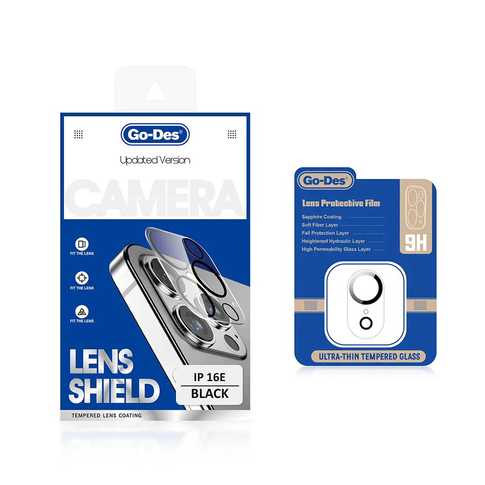 iPhone 16e Go Des Lens Shield CL-14 Kamera Lens Koruyucu