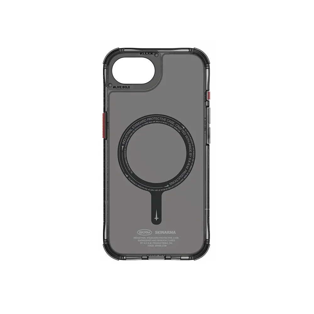 iPhone 16e MagSafe Uyumlu Şeffaf Kılıf - Skinarma Saido