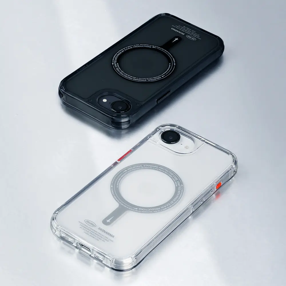 iPhone 16e MagSafe Uyumlu Şeffaf Kılıf - Skinarma Saido