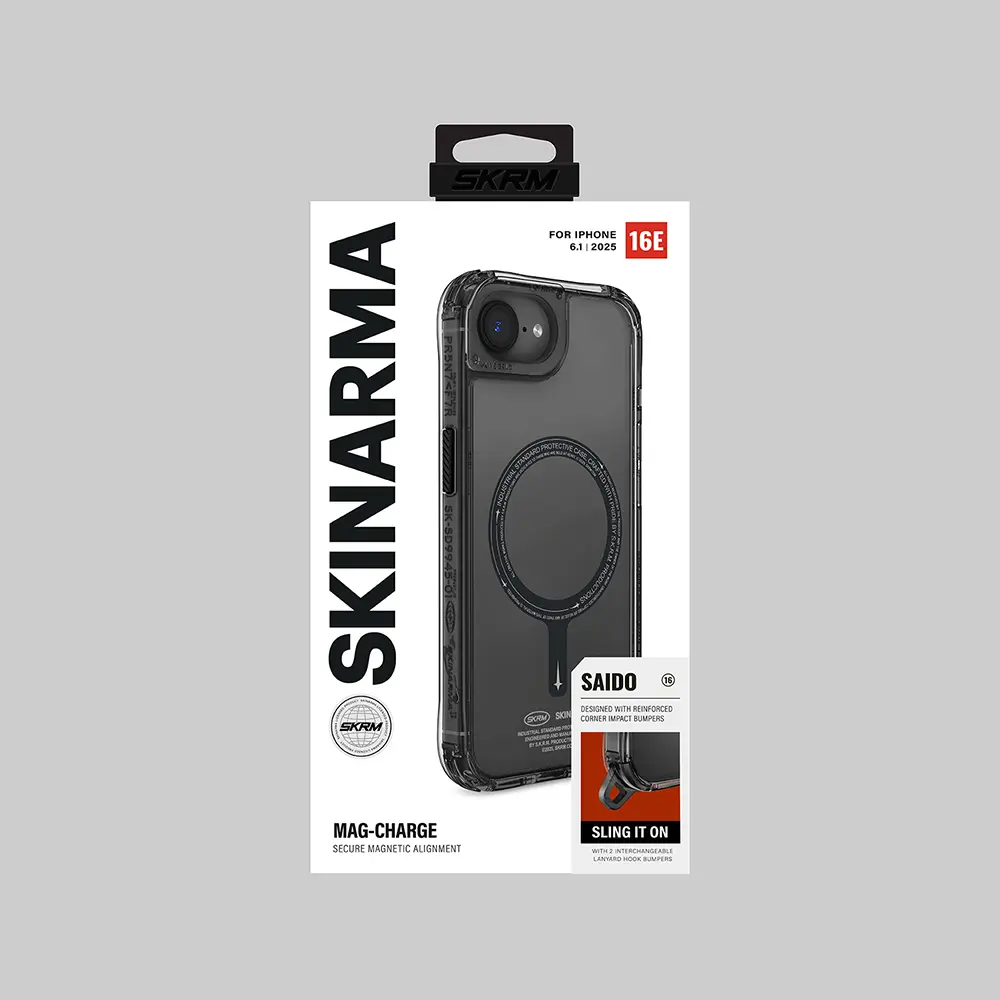 iPhone 16e MagSafe Uyumlu Şeffaf Kılıf - Skinarma Saido