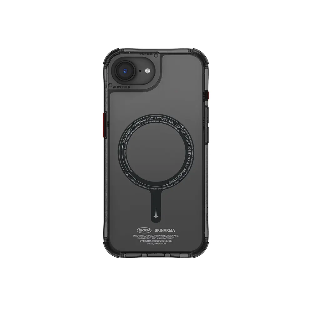 iPhone 16e MagSafe Uyumlu Şeffaf Kılıf - Skinarma Saido
