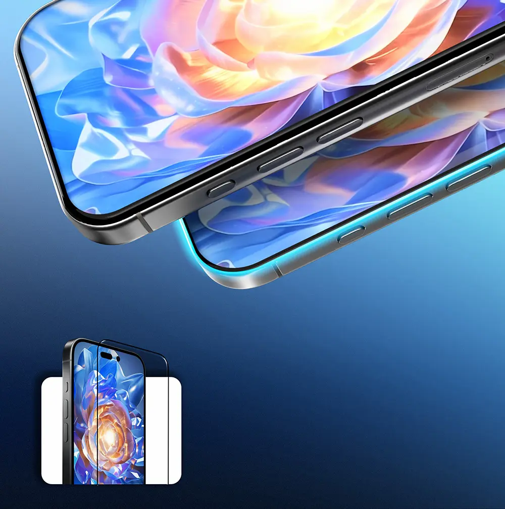 iPhone 17 Hayalet Temperli Cam Ekran Koruyucu - Mohseven Safir Coating