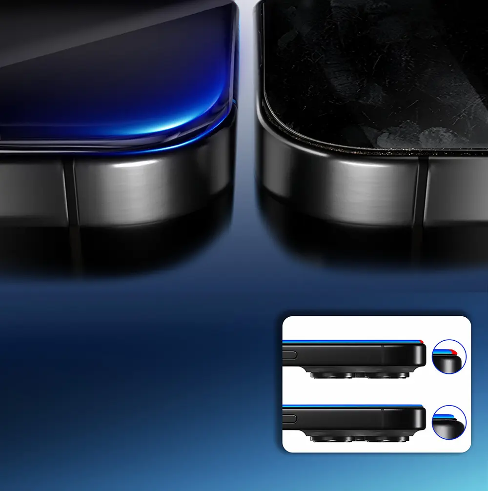 iPhone 17 Hayalet Temperli Cam Ekran Koruyucu - Mohseven Safir Coating