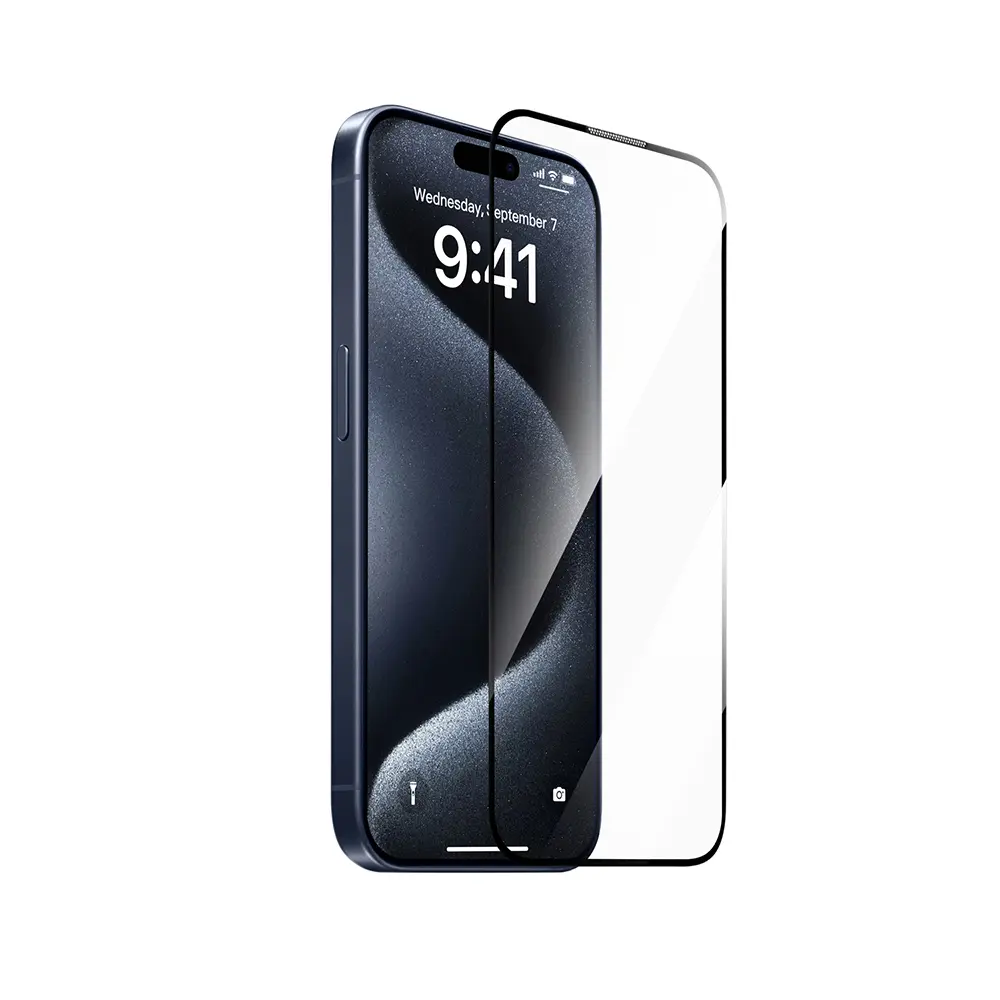 iPhone 17 Air Temperli Cam Ekran Koruyucu, Kolay Uygulama Aparatlı - Wiwu SQ-008
