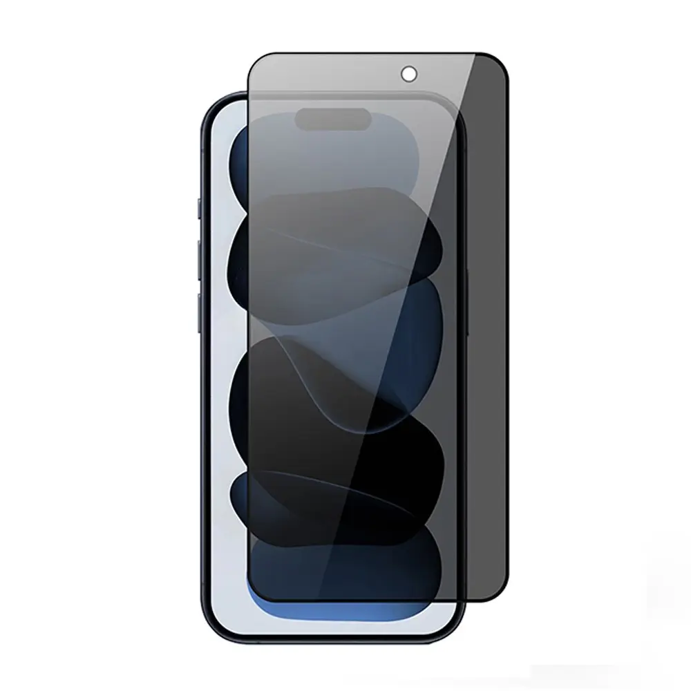 iPhone 17 Air Temperli Cam Ekran Koruyucu, Gizlilik Filtreli - Zore Rika