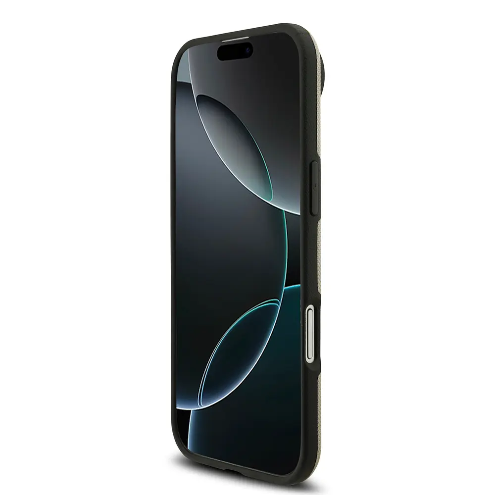 iPhone 17 Air MagSafe Uyumlu Delikli Deri Kılıf - BMW M Dizayn