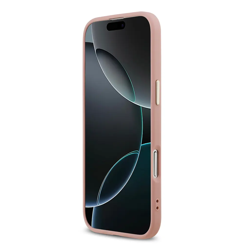 iPhone 17 Air Glitter Kılıf, Büyük Metal Kamera Çerçeveli - Guess