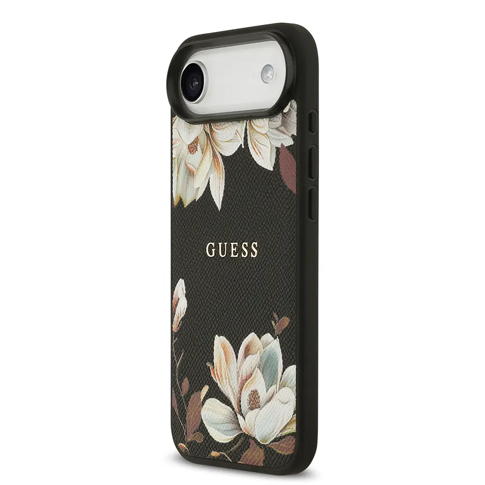 iPhone 17 Air MagSafe Uyumlu Çiçek Tasarımlı Kılıf - Guess Lisanslı
