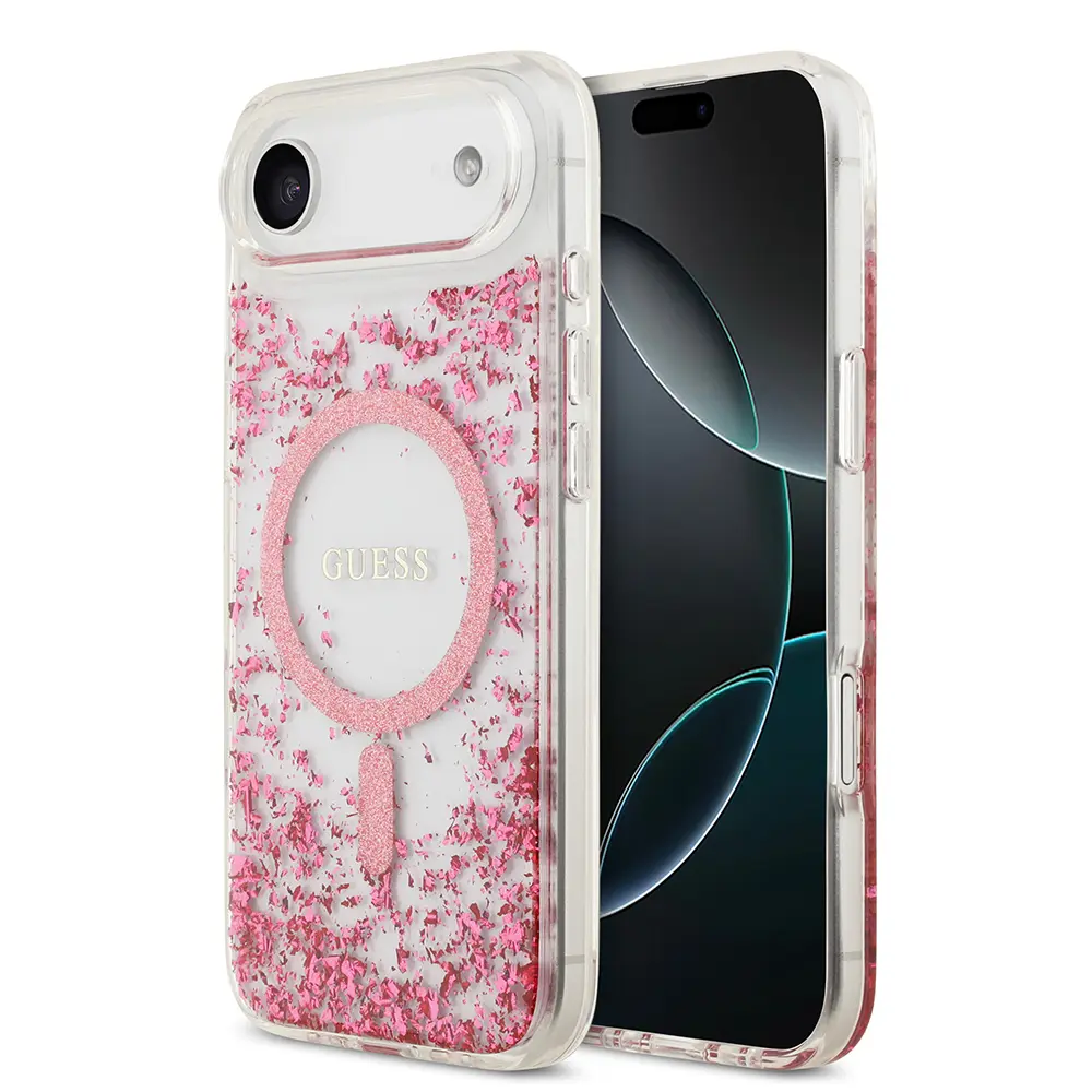 iPhone 17 Air MagSafe Uyumlu Şeffaf Kılıf - Guess Lisanslı