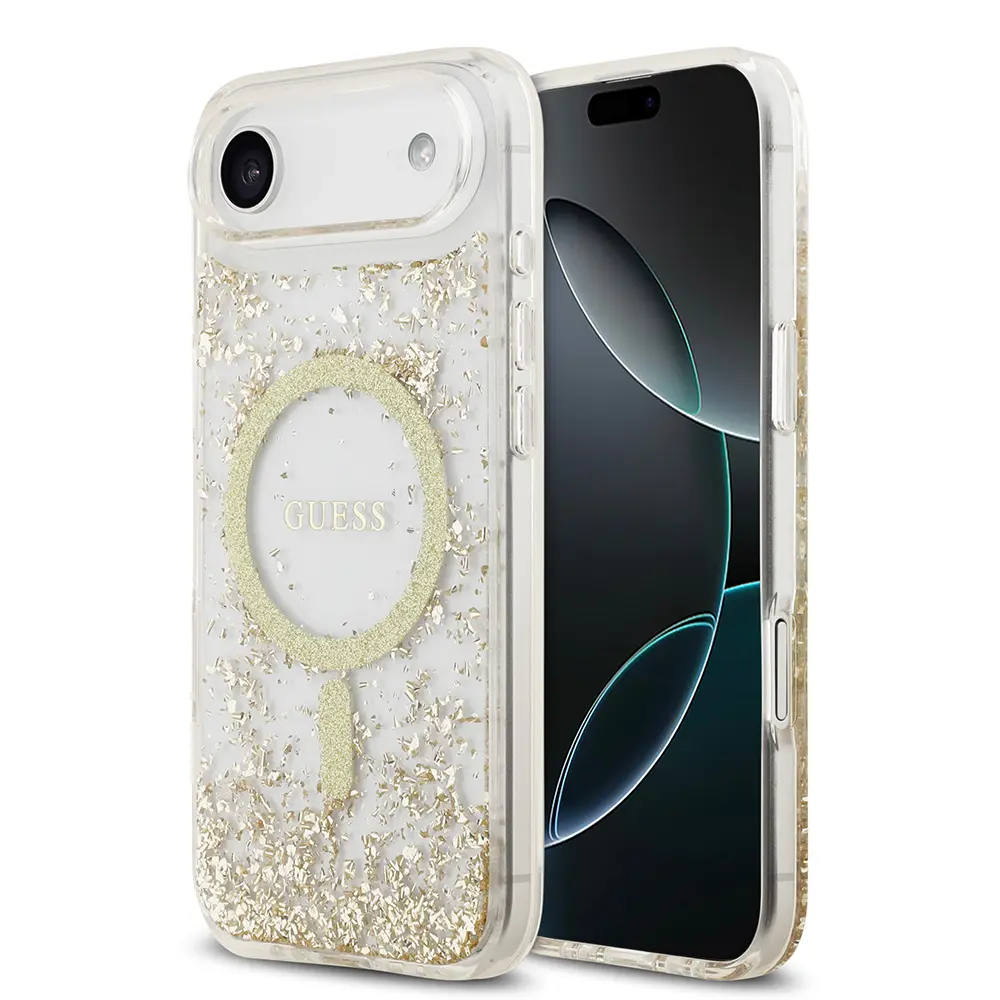 iPhone 17 Air MagSafe Uyumlu Şeffaf Kılıf - Guess Lisanslı