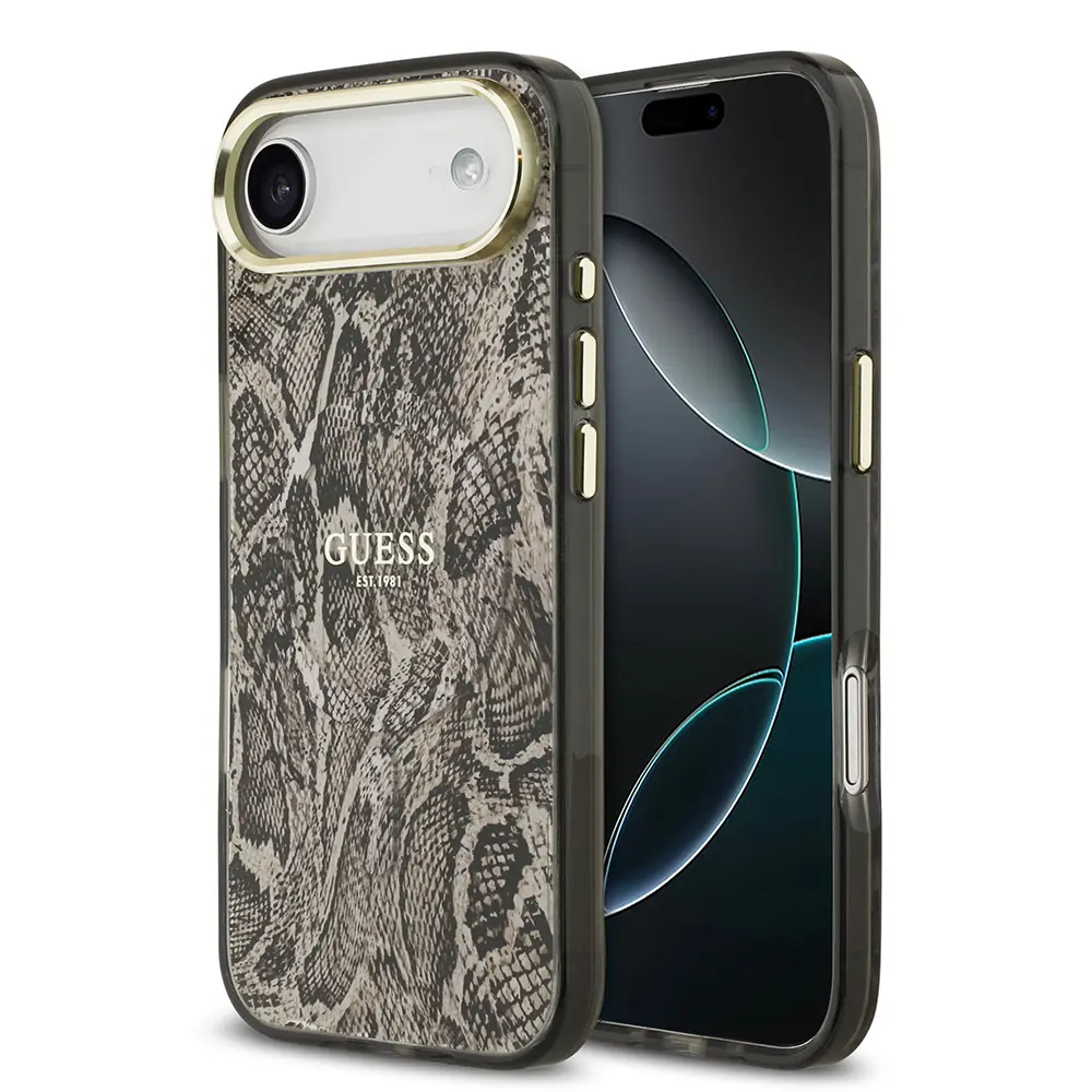 iPhone 17 Air MagSafe Uyumlu Python Desenli Kılıf - Guess
