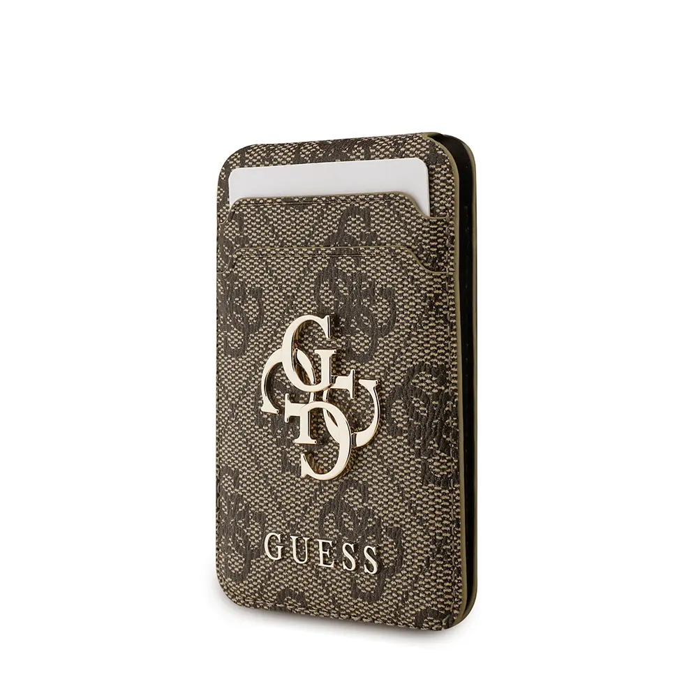 iPhone 17 Air MagSafe Uyumlu Kartlıklı Kılıf - Guess 4G Logo