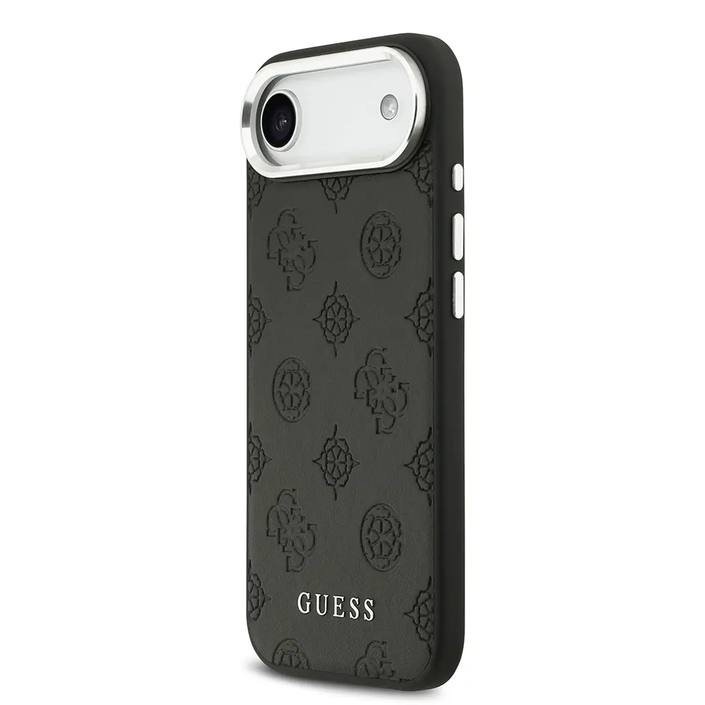 iPhone 17 Air MagSafe Uyumlu PU Deri Kılıf - Guess Peony