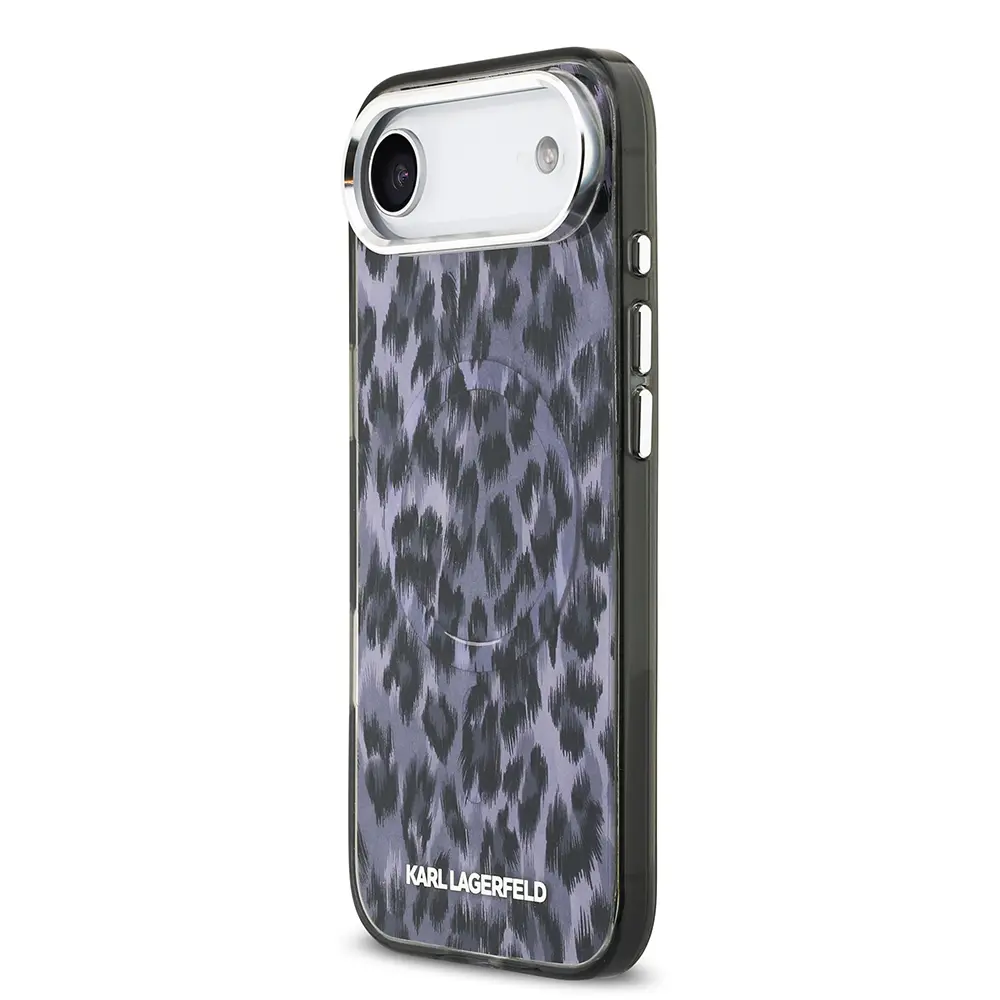 iPhone 17 Air MagSafe Uyumlu Leopar Baskılı Kılıf - Karl Lagerfeld