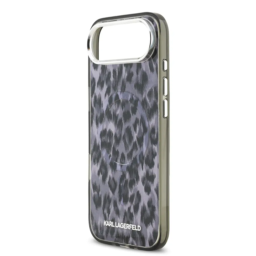 iPhone 17 Air MagSafe Uyumlu Leopar Baskılı Kılıf - Karl Lagerfeld