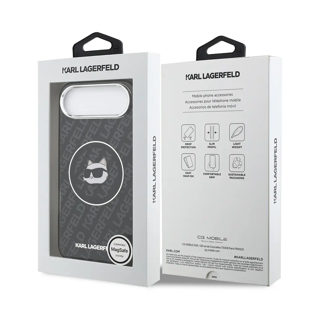 iPhone 17 Air Kılıf, Lisanslı Choupette Heads Kapak - Karl Lagerfeld