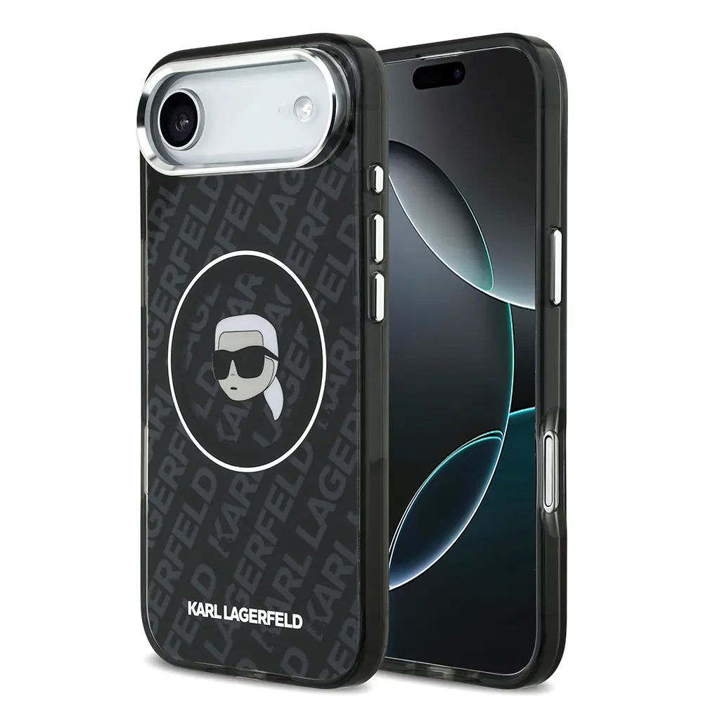 iPhone 17 Air Kılıf, Lisanslı IML Baskılı KL Heads Kapak - Karl Lagerfeld