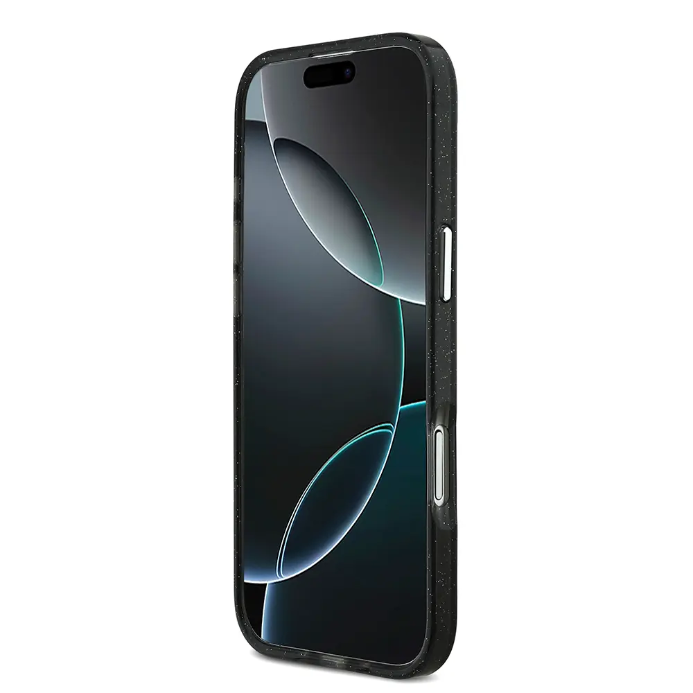 iPhone 17 Air Kılıf, Parlayan Simli Karl & Choupette Sketch Logo - Karl Lagerfeld
