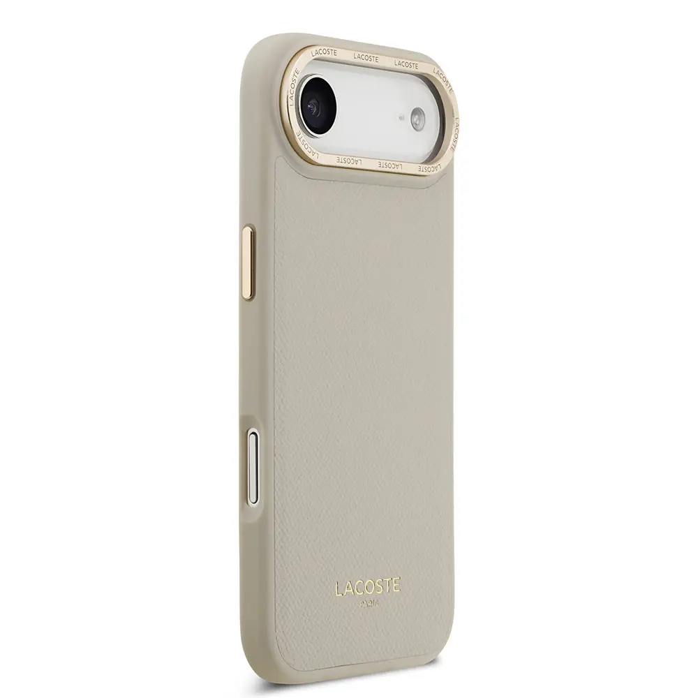 iPhone 17 Air MagSafe Uyumlu PU Deri Kılıf - Lacoste Champs Elysees