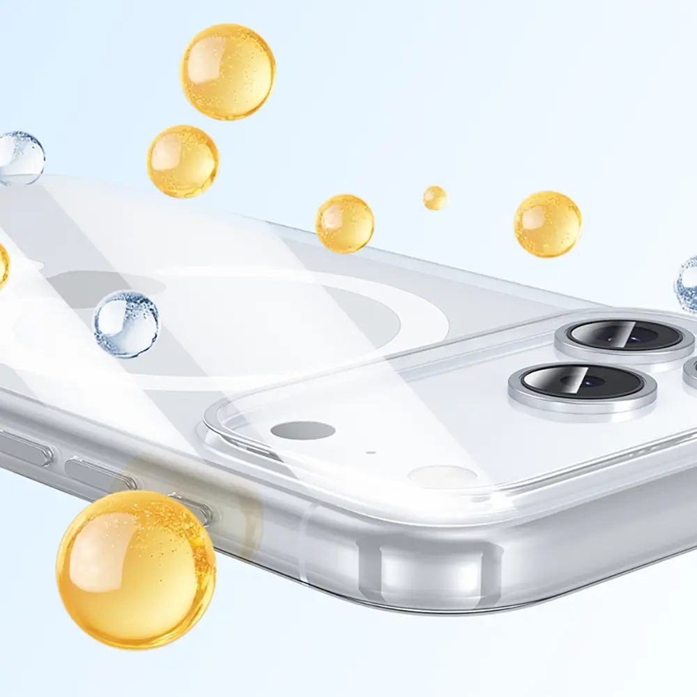 iPhone 17 Air MagSafe Uyumlu Şeffaf Kılıf - Benks Crystal