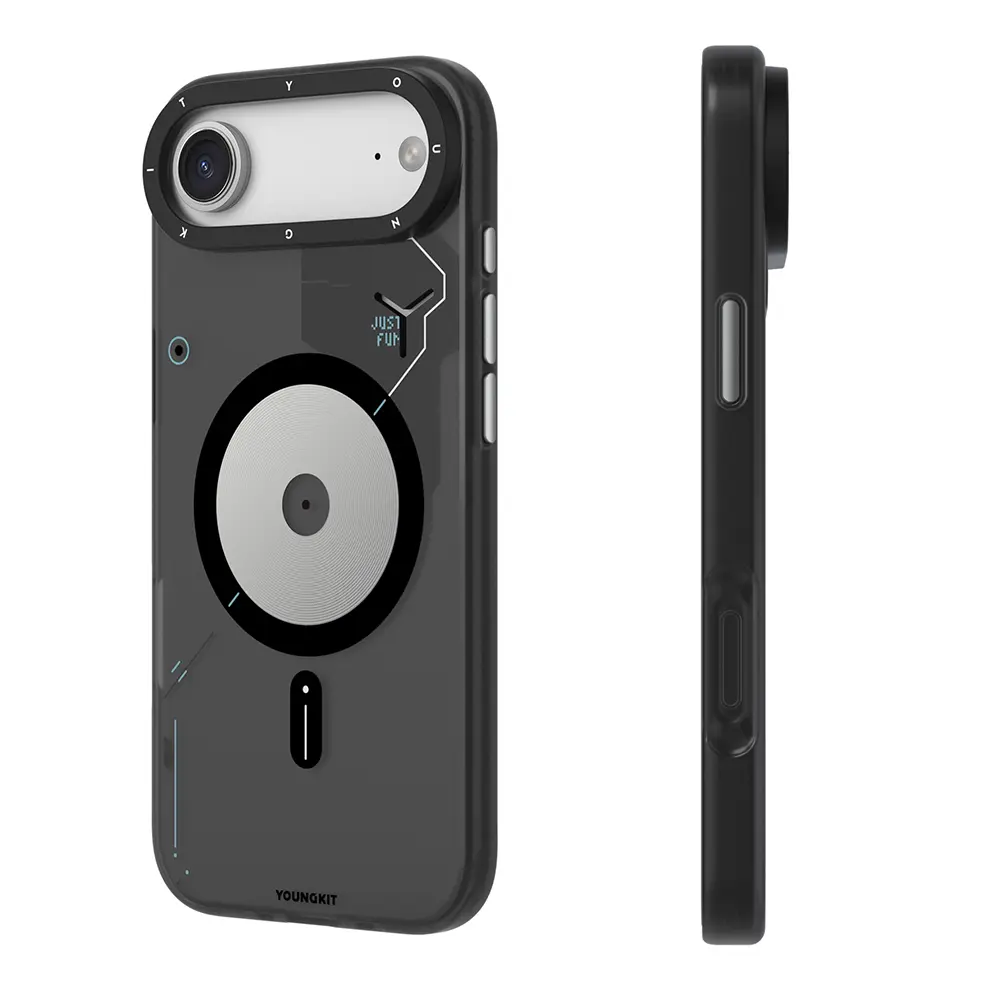 iPhone 17 Air MagSafe Uyumlu Disk Desenli Kılıf - Youngkit Disc Battle