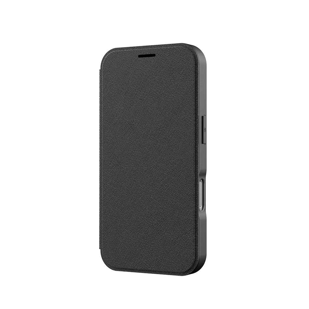 iPhone 17 Air MagSafe Uyumlu Şeffaf Kartlıklı Kapaklı Kılıf - Raptic Air Folio