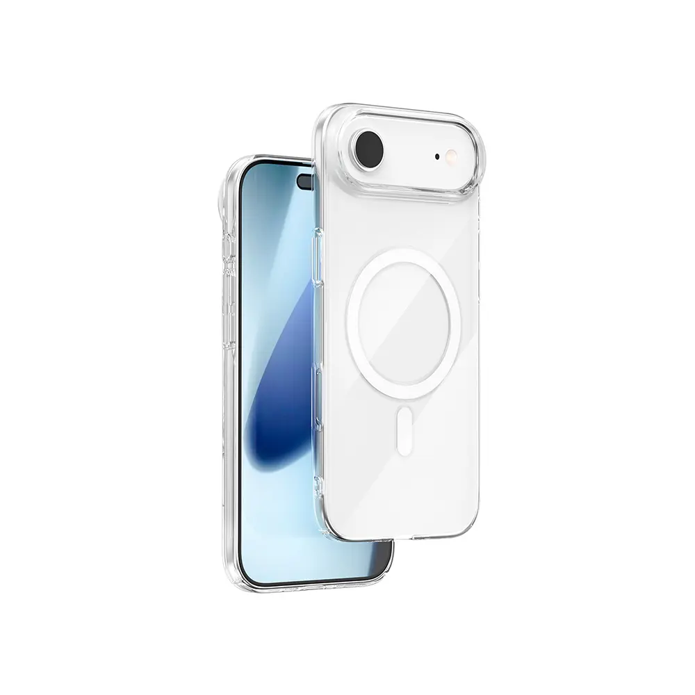 iPhone 17 Air MagSafe Uyumlu Şeffaf Sert PC Kılıf - Wiwu YXK-207 Invisible Pro