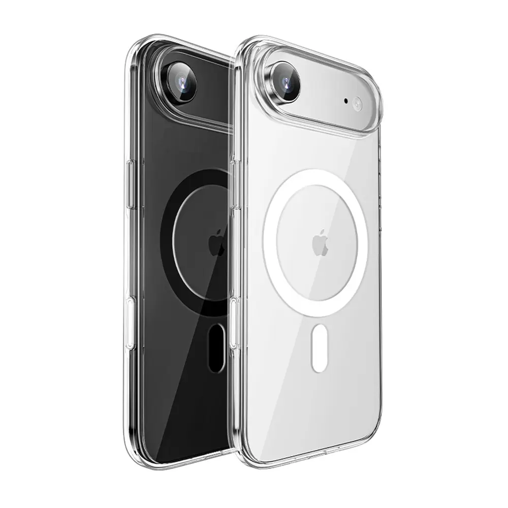 iPhone 17 Air MagSafe Uyumlu Şeffaf Sert PC Kılıf - Wlons Pita