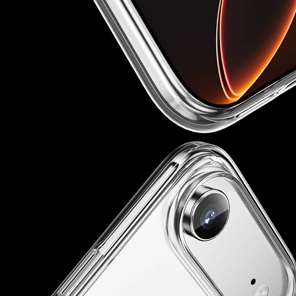 iPhone 17 Air MagSafe Uyumlu Şeffaf Sert PC Kılıf - Wlons Pita