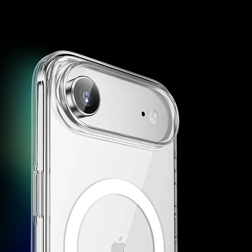 iPhone 17 Air MagSafe Uyumlu Şeffaf Sert PC Kılıf - Wlons Pita