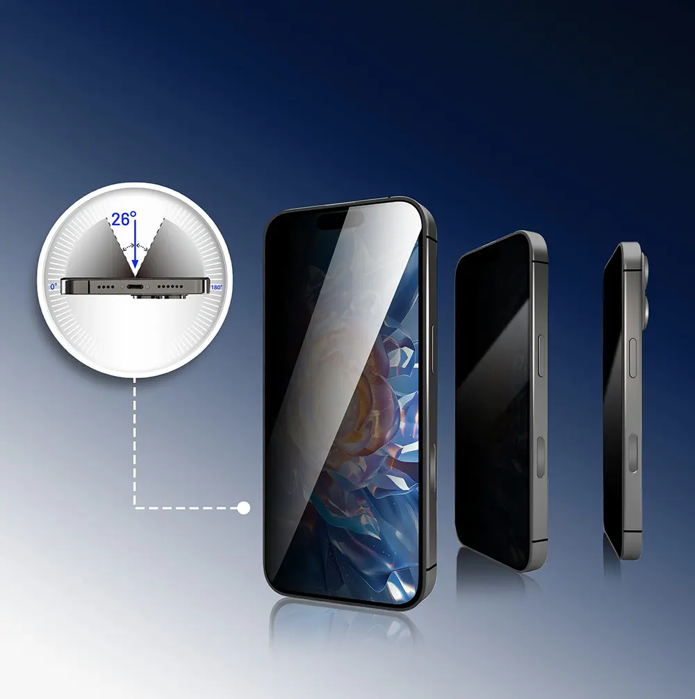 iPhone 17 Air Hayalet Temperli Cam Ekran Koruyucu - Mohseven Safir Coating