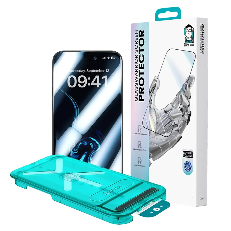 iPhone 17 Cam Ekran Koruyucu, 0.3 mm Safir Kaplama - Benks Glass Warrior