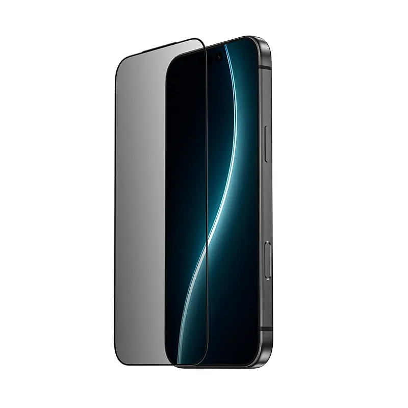 iPhone 17 Gizlilik Ekran Koruyucu, 0.3 mm Temperli Cam - Benks Ultra Shield