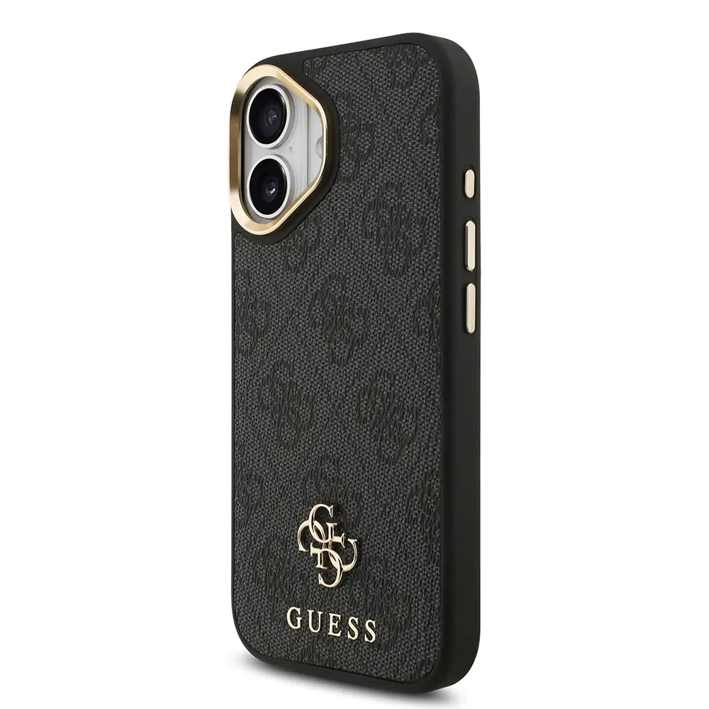 iPhone 17 Guess Lisanslı 4G Logolu Kılıf + Ekran ve Lens Koruyucu Set