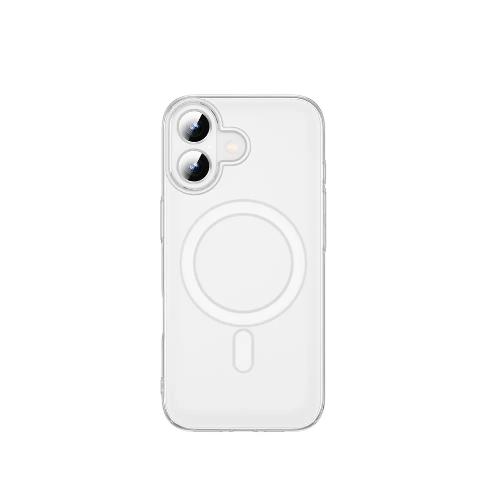 iPhone 17 MagSafe Uyumlu Şeffaf Sert PC Kılıf - Wiwu Invisible Pro
