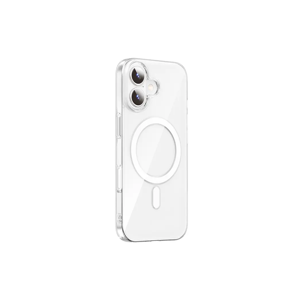 iPhone 17 MagSafe Uyumlu Şeffaf Sert PC Kılıf - Wiwu Invisible Pro