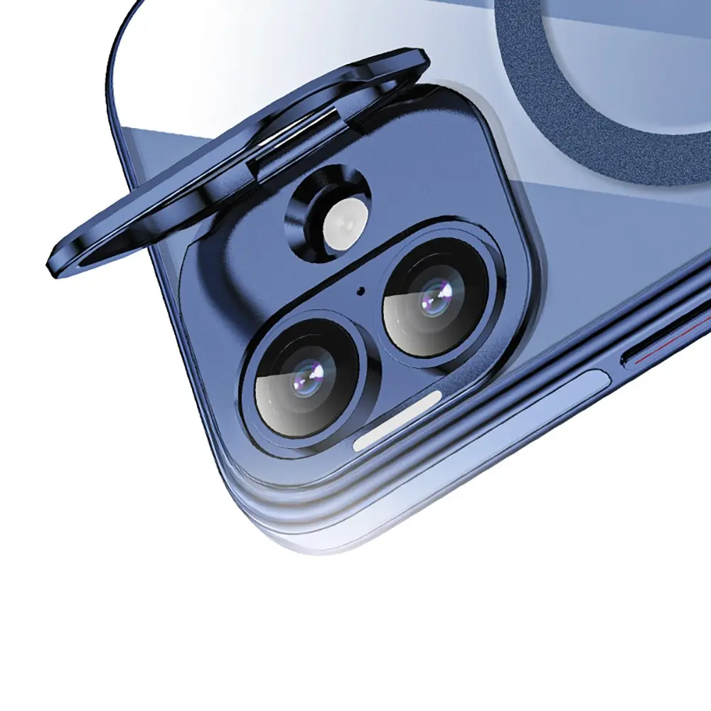 iPhone 17 MagSafe Uyumlu Standlı Şeffaf Kılıf - Wlons Efsane