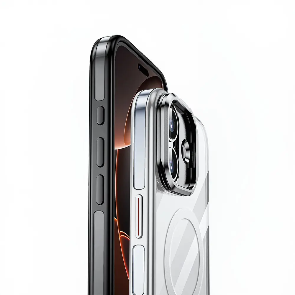 iPhone 17 MagSafe Uyumlu Standlı Şeffaf Kılıf - Wlons Efsane