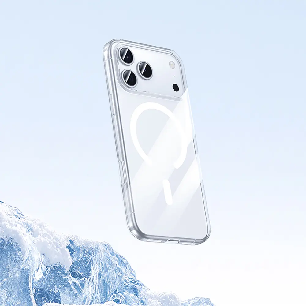 iPhone 17 MagSafe Uyumlu Şeffaf Kılıf - Benks Crystal