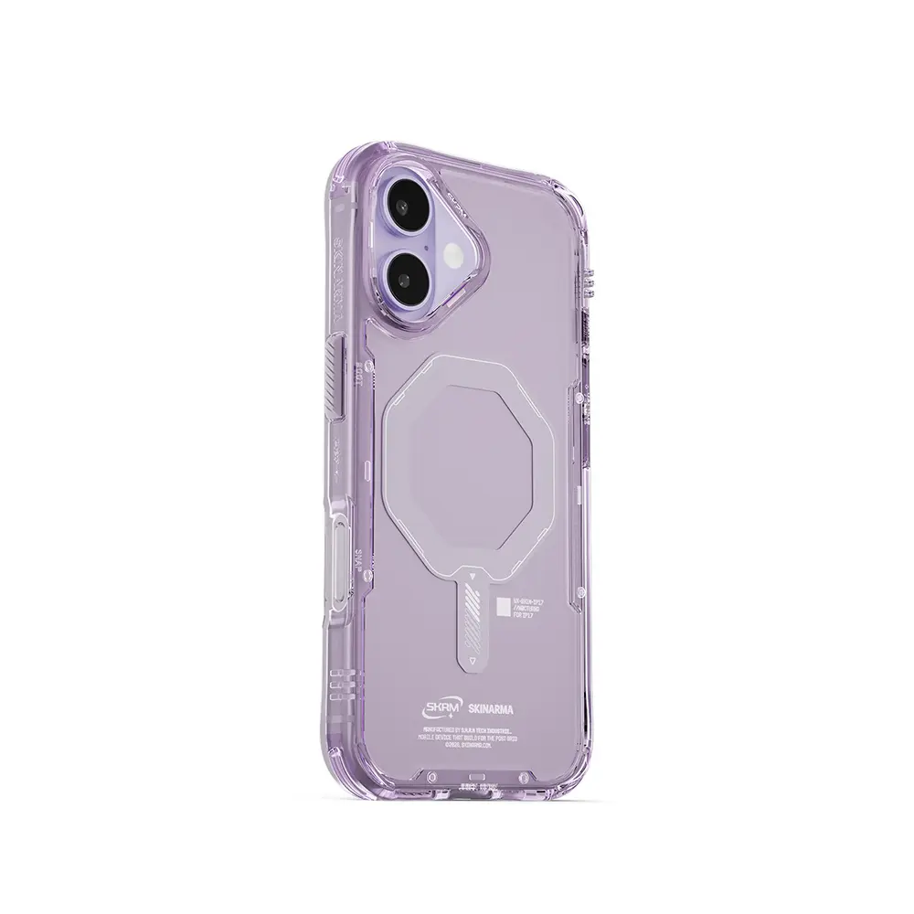 iPhone 17 MagSafe Uyumlu Şeffaf Kılıf - Skinarma Saido