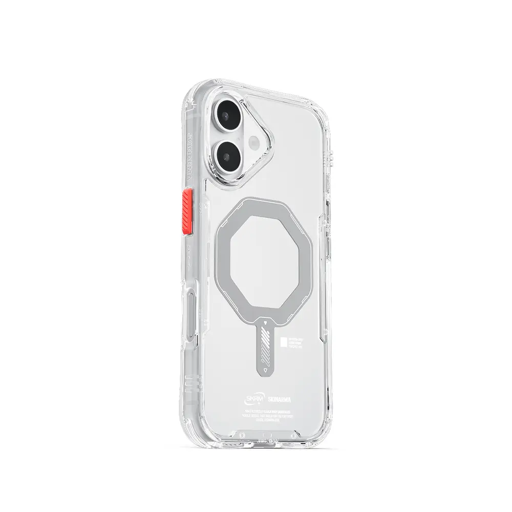 iPhone 17 MagSafe Uyumlu Şeffaf Kılıf - Skinarma Saido