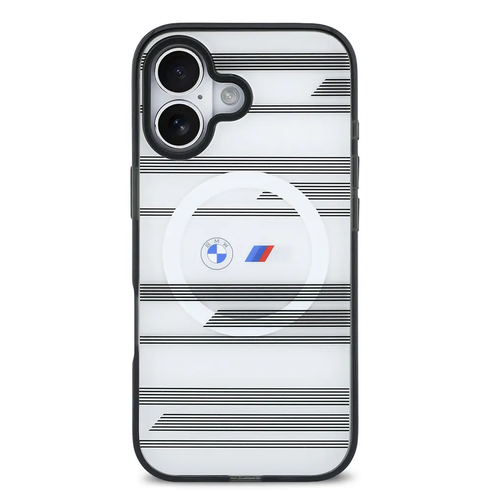 iPhone 17 MagSafe Uyumlu Metal Kamera Butonlu Kılıf - BMW M Dizayn
